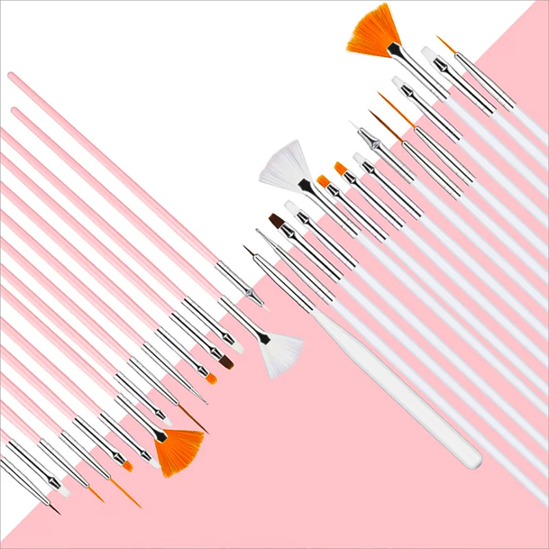 Ручка для маникюра со стразами силиконовая 3/15 шт. |