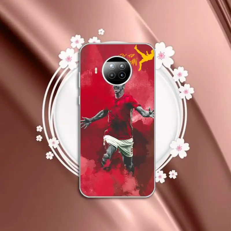 

zlatan ibrahimovic Phone Case Transparent for Xiaomi mi Redmi note 10 t 8 9 pro lite 11 Samsung S 8 9 10 20