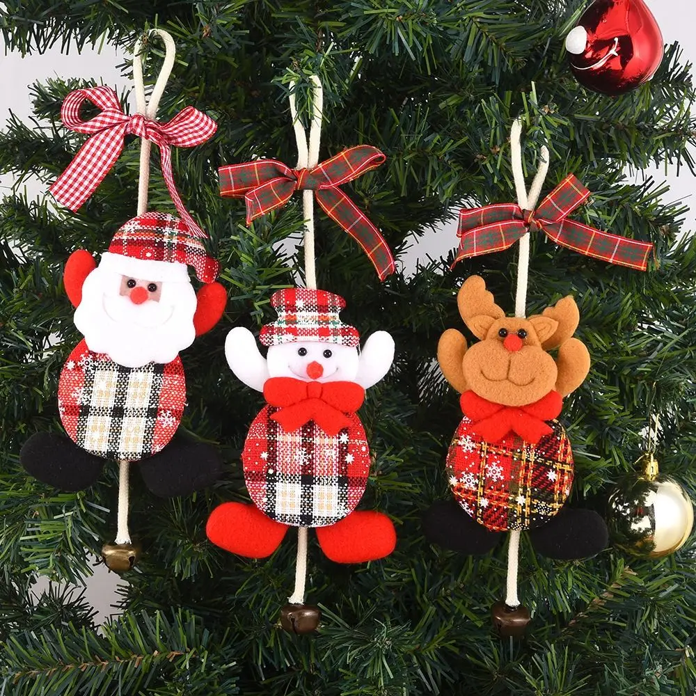 

Christmas Decorations Christmas Butterfly Festival Bells Lattice Old Man Snowman Deer Pendant Christmas Tree Decoration Ornament