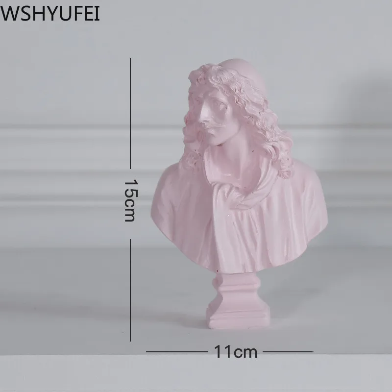 Современная Скульптура в скандинавском стиле имитация гипса персонаж из смолы