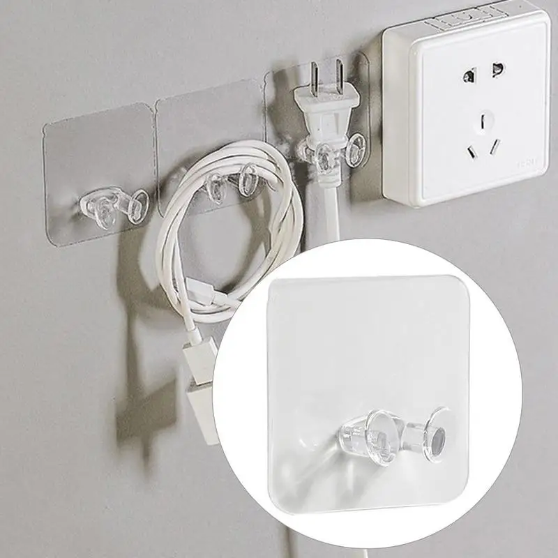 High Quality Wall Storage Hook Convenient Power Plug Tool Adhesive Holder Hanger Socket F4U3 | Дом и сад