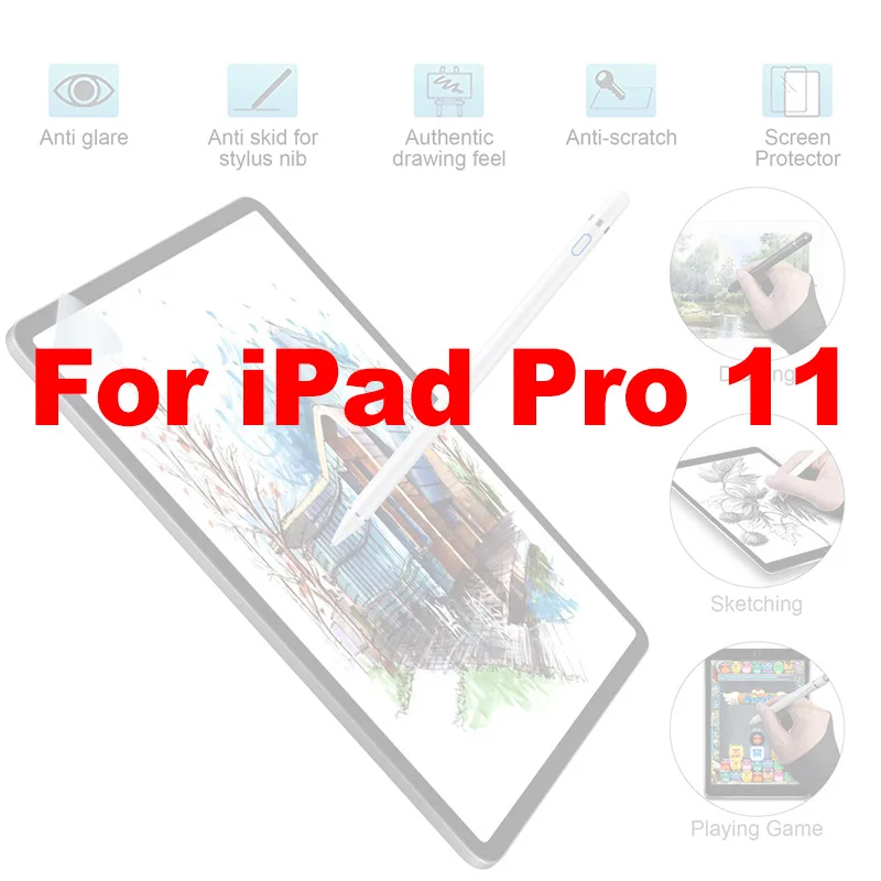 For iPad Pro 11 Бумажная Защитная пленка для экрана для iPad 9,7 Pro 11 12,9 10,5 дюймов Air 3 Mini 5 4 Mini5 матовая пленка с антибликовым покрытием, Новинка - Цвет: For iPad Pro 11