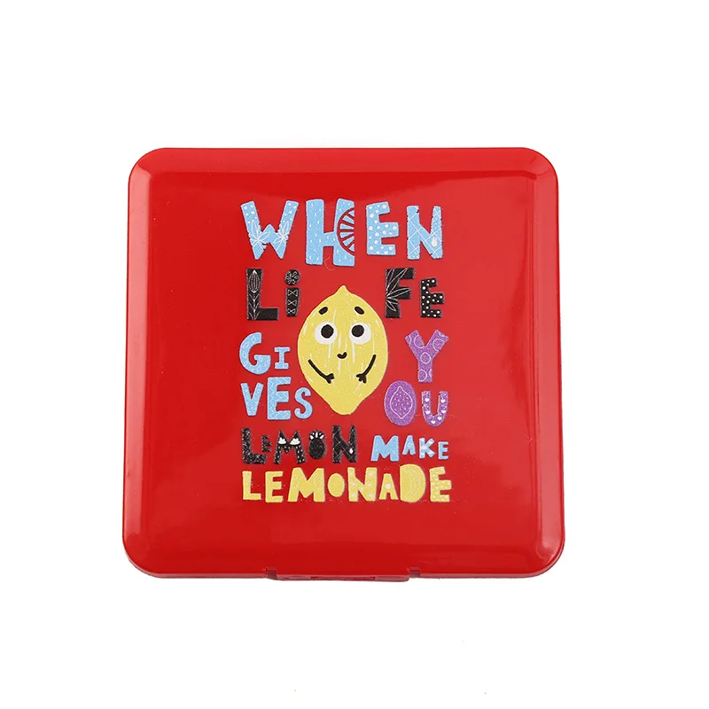 

Cartoons Portable Saves Masks Storage Box Anti-pollution Fruit Pattern Mask Temporary Folder Flip Cover Outdoor KN95 Organizer