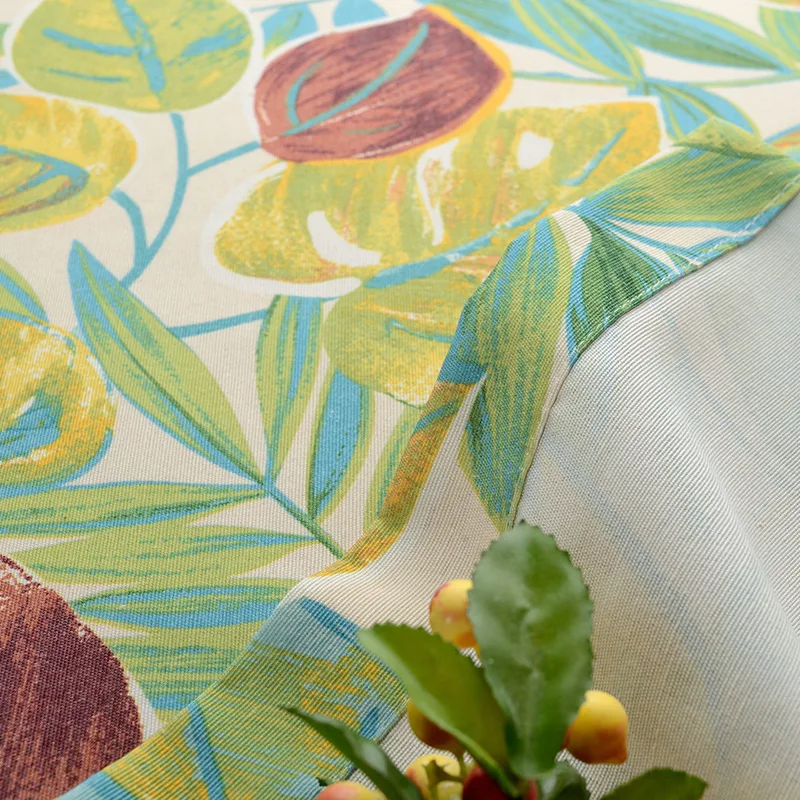 

Modern Minimalist Countryside Style Curtains for Living Dining Room Bedroom Polyester-cotton Printed Jacquard Curtains