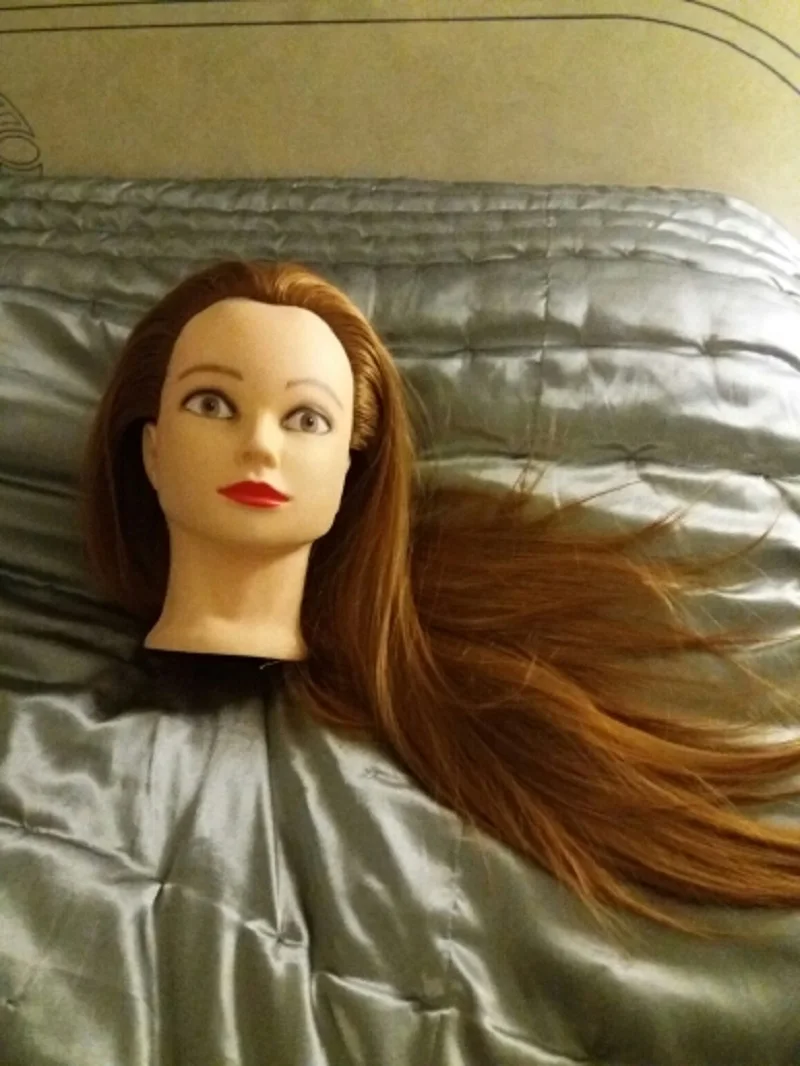 CAMMITEVER 20 дюймов голова манекена для волос с инструментами обучения