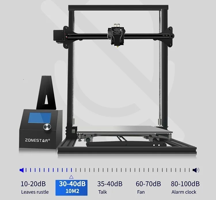ZONESTAR Z10 Lager Размер 3d принтер одиночный/двойной экструдер Автоматическое Смешивание цвета с закаленным стеклом Горячая кровать быстро собранный