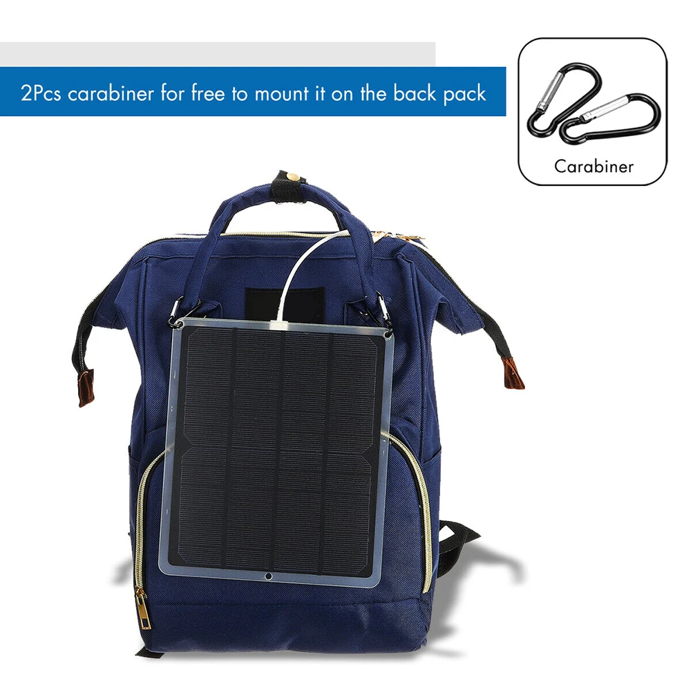 20 Вт DC 5 В солнечная панель монокристаллическое солнечное зарядное устройство с