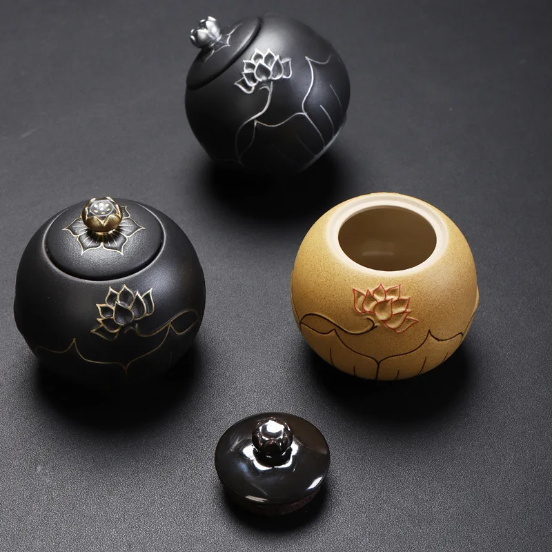 Urns For Ceramics Ashes Black Ash Urn Sealed Cremation Funeral Keepsake Human Pet Memorial Suitable Home Fireplaces Burial | Дом и сад