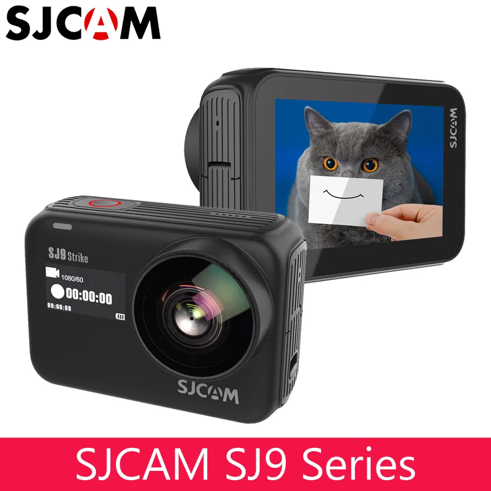 SJCAM SJ9 серия 4K 60FPS WiFi удаленный Шлем Экшн камера Strike 2 33 ips сенсорный экран гироскоп