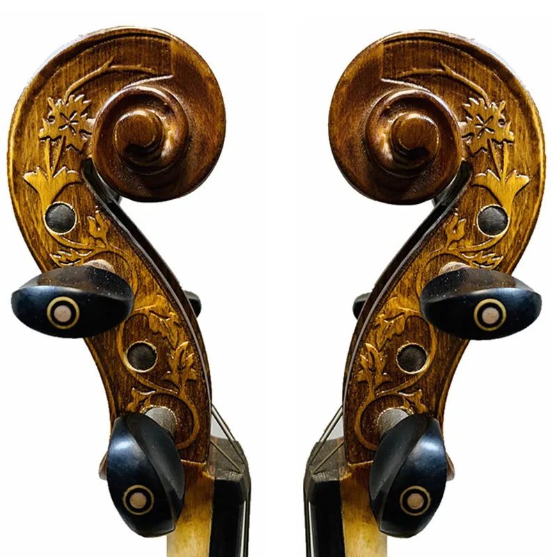 Скрипка в стиле SONG Master Strad 4/4 резьба по ребра и шею коричневая скрипка красивый