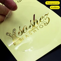customized golden stickers and customized logo design your own stickers personalized stickers wedding stickers 3 10cmtransparent