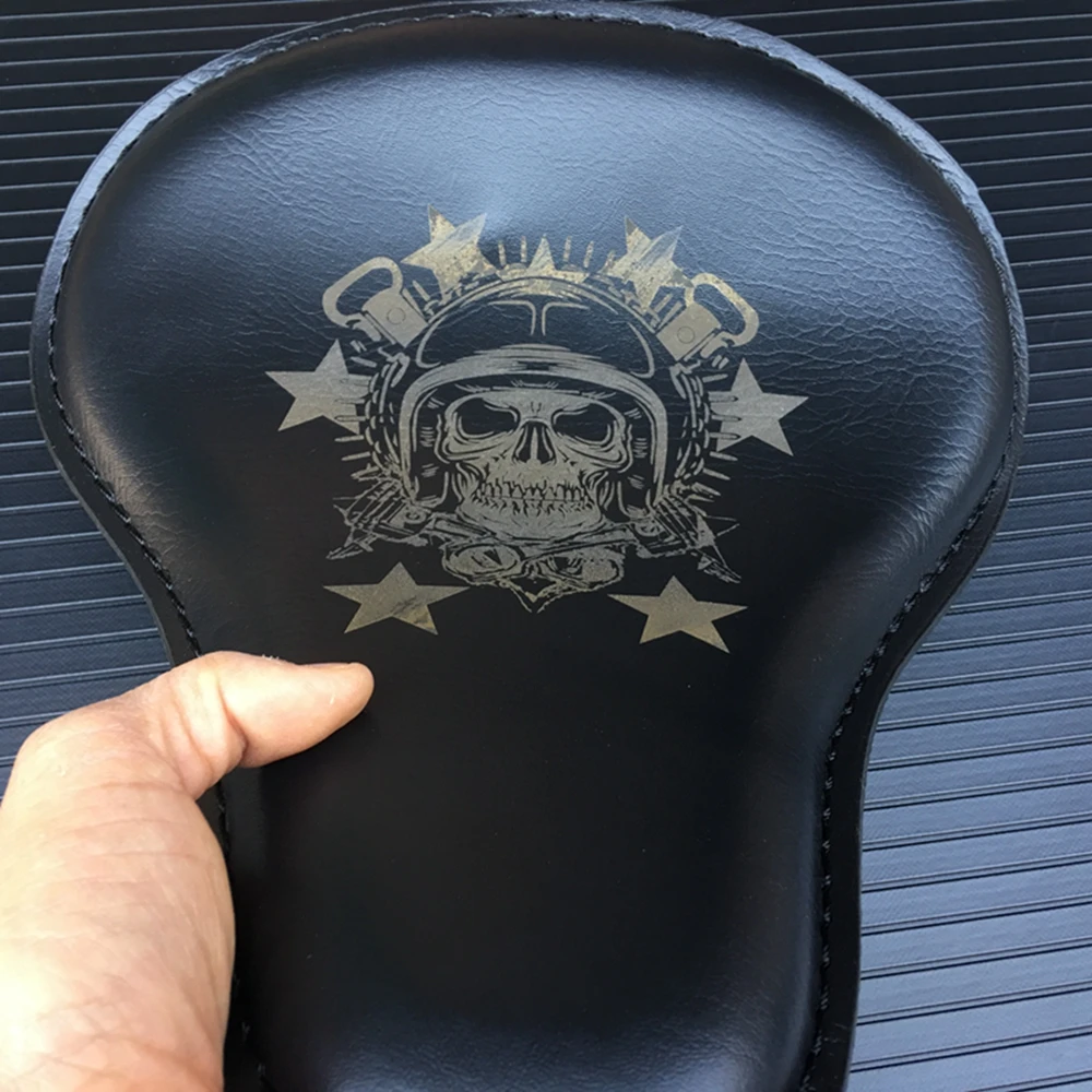 Мотоциклетный кожаный чехол для пассажирского сиденья Harley Sportster Bobber Chopper с