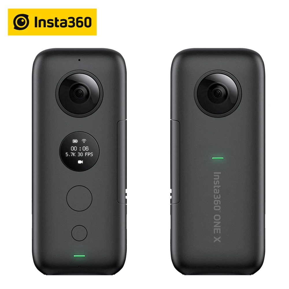 Экшн-камера Insta360 ONE X 360 видео 5 7 K и фото 18 МП с стабилизацией цветов Wi-Fi передача в