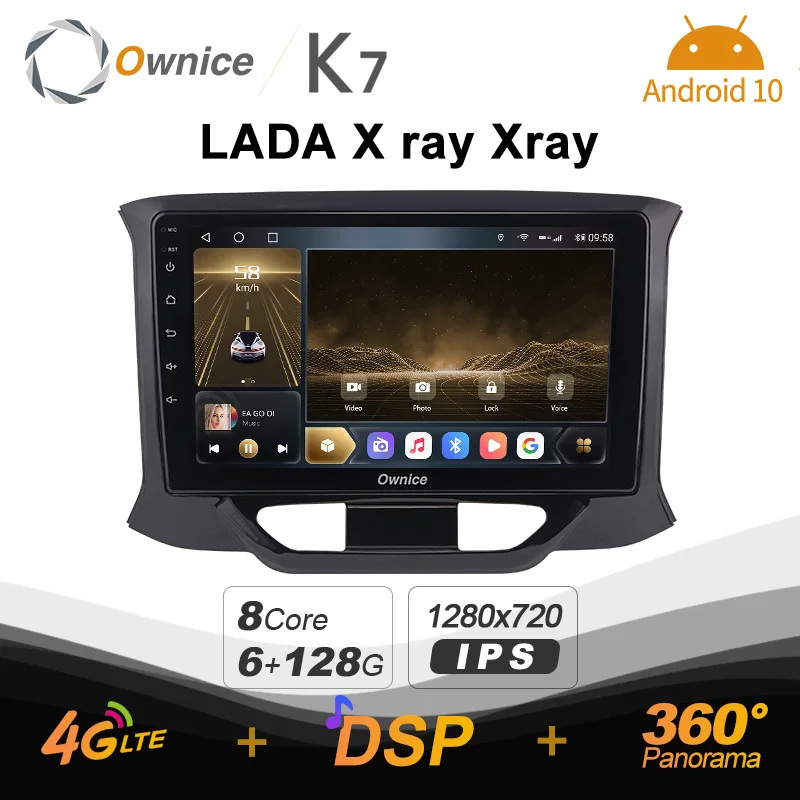 

Автомобильный радиоприемник Ownice 6G + 128G Android 10,0 для LADA Xray X ray 2015 - 2019 мультимедийный плеер аудио 4G LTE GPS Navi