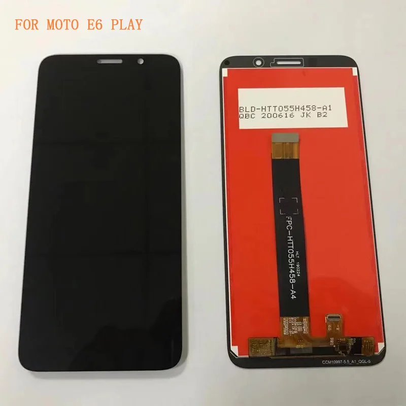 

5 шт./лот ЖК-дисплей для Motorola Moto E6 Play ЖК-дисплей сенсорный экран дигитайзер в сборе для Motorola Moto E6play LCD Touch L