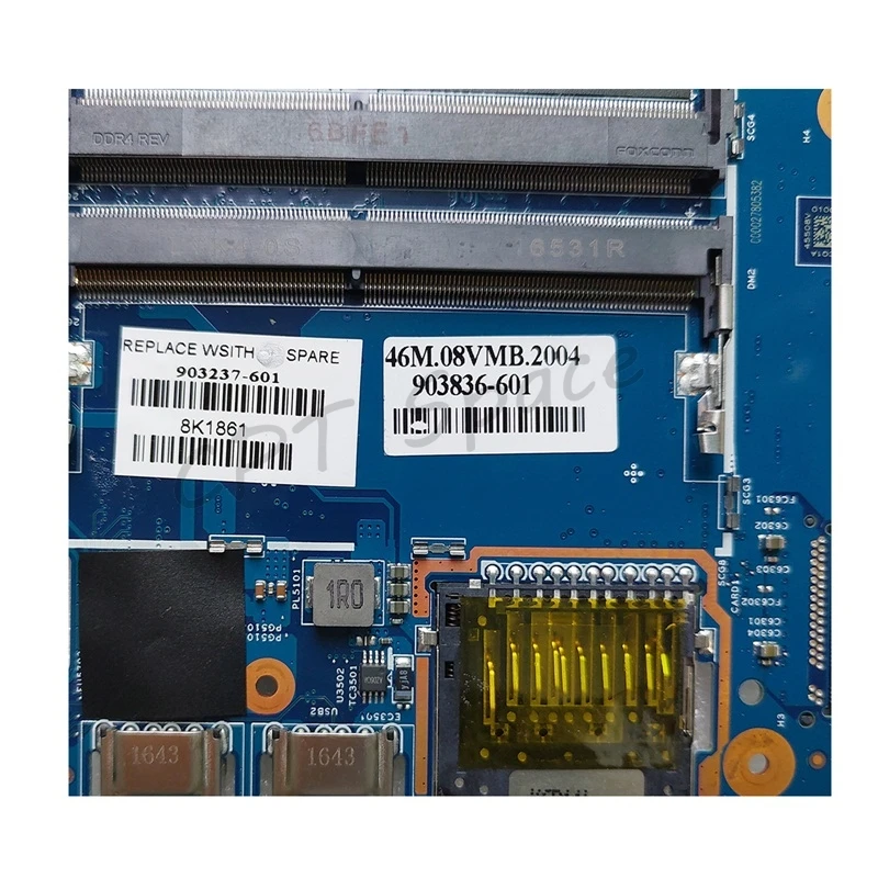 Hp павильон X360 13-U Материнская плата ноутбука DDR4 i5-7200U Процессор 15256-1 448.07M07.0011 903237-601 тестирование в целости
