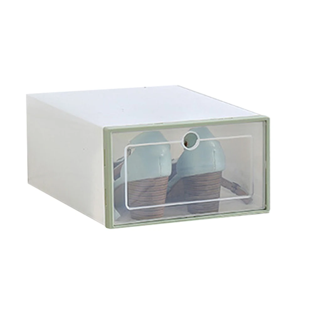 Новинка Штабелируемый пылезащитный ящик для хранения пластиковая коробка обуви
