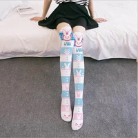 cute womens hosiery stay up thigh high silk stockings long socks girls anime lolita cosplay tight stockings over knee socks