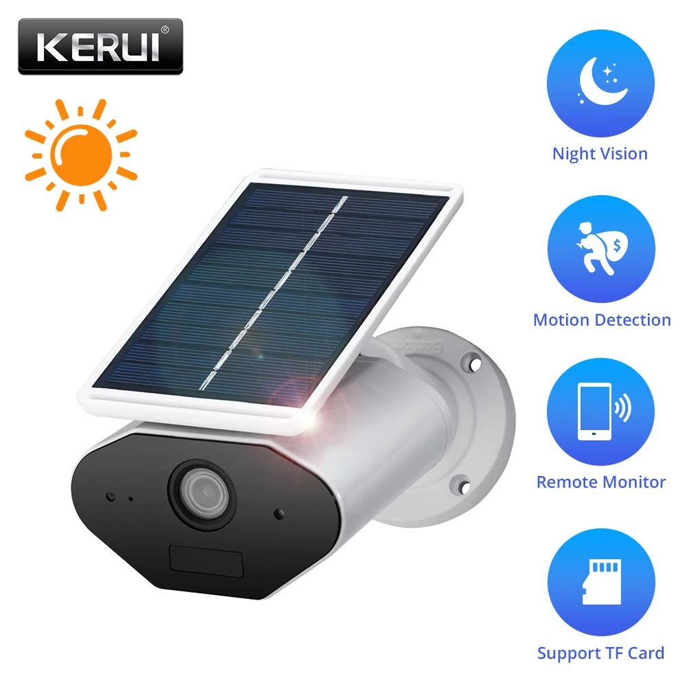 KERUI L4 1.3MP 960P HD Домашняя безопасность солнечная батарея мощность wifi ip-камера
