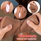 Мужской мастурбатор BrownSkin, искусственная вагина, Мягкая глубокая глотка, Реалистичная карманная Реалистичная киска, Анальный Мягкий силикон, интимная игрушка для мужчин