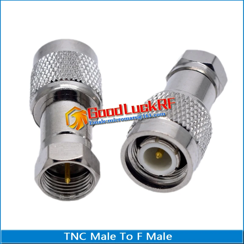 1X Pcs High-quality TNC Male To F TV Plug Brass Straight RF Adapters Coaxial Connector | Строительство и ремонт