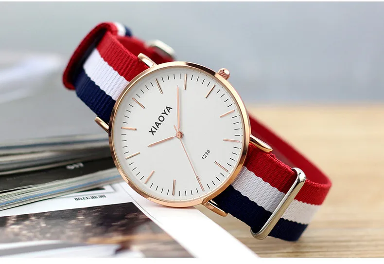 XIAOYA luxury brand COUPLE quartz watch fashion rose gold silver man dw watch style men dress watch 41mm/34mm relogio feminino