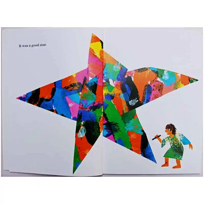 Draw Me a Star By Eric Carle обучающая английская книга с картинками Карта История для детей