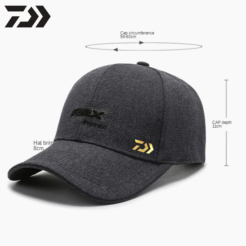 

DAIWA 2021 Fishing Quick Dry Sports Baseball Cap Sun UV Proof Hat Space Peaked Cap Women Men Outdoor Street Hiphop Hats Golf Cap