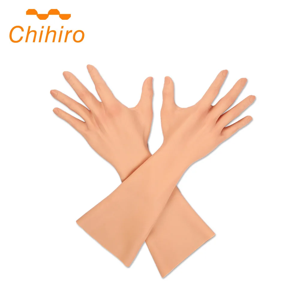 

Artificial Soft Silicone Sleeve Glove Prosthetic Protect Cover Scars Highly Simulated Female Skin Cover Hand Injuries Hide Scars