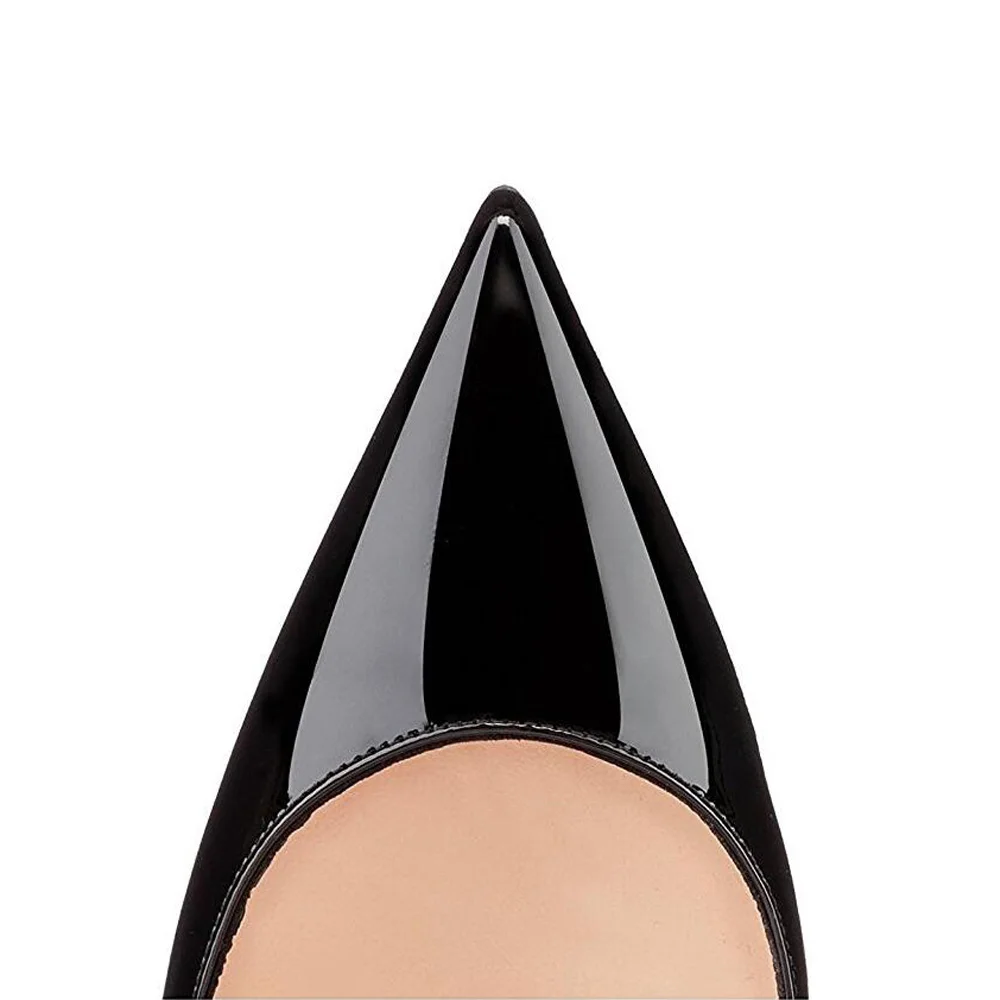 

Designer Shoes Woman Black High Heels 12CM White Red Wedding Shoes Ladies Nude Heel Pumps Women Shoe Chaussures Femme Size 5-12