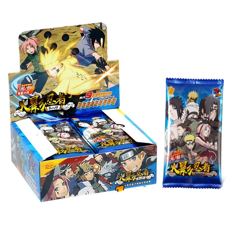 Juego coleccionable de cartas de Anime Shippuden Hinata Sasuke Itachi Kakashi Gaara, 2021-100 Uds., novedad de 180-4