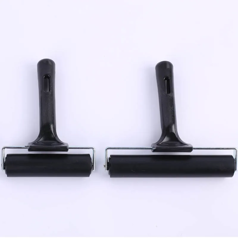 

6/10cmn Rubber Roller Print Ink Professional Brayer Construction Tools Stamping Accessories Anti Skid Art Supplies
