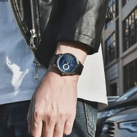 men watch pagani design new top luxury brand business waterproof sports male wristwatch leather quartz watch relogio masculino