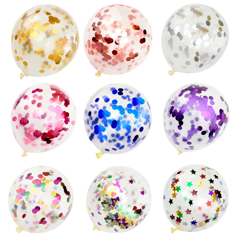 

5/10Pcs 12inch Glitter Confetti Latex Balloons Wedding Christmas Decoration Baby Shower Birthday Party Decor Air Balloons Globos