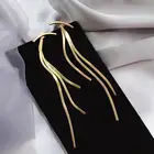 Женские длинные серьги-подвески с кисточками