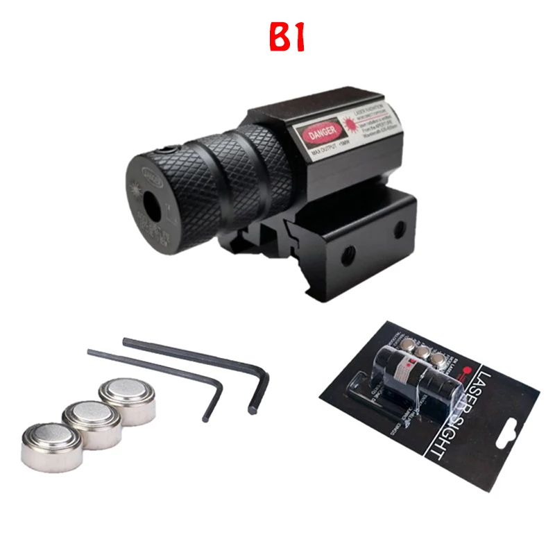 Лазерный мини-прицел с красной точкой тактический прицел для Пикатинни и