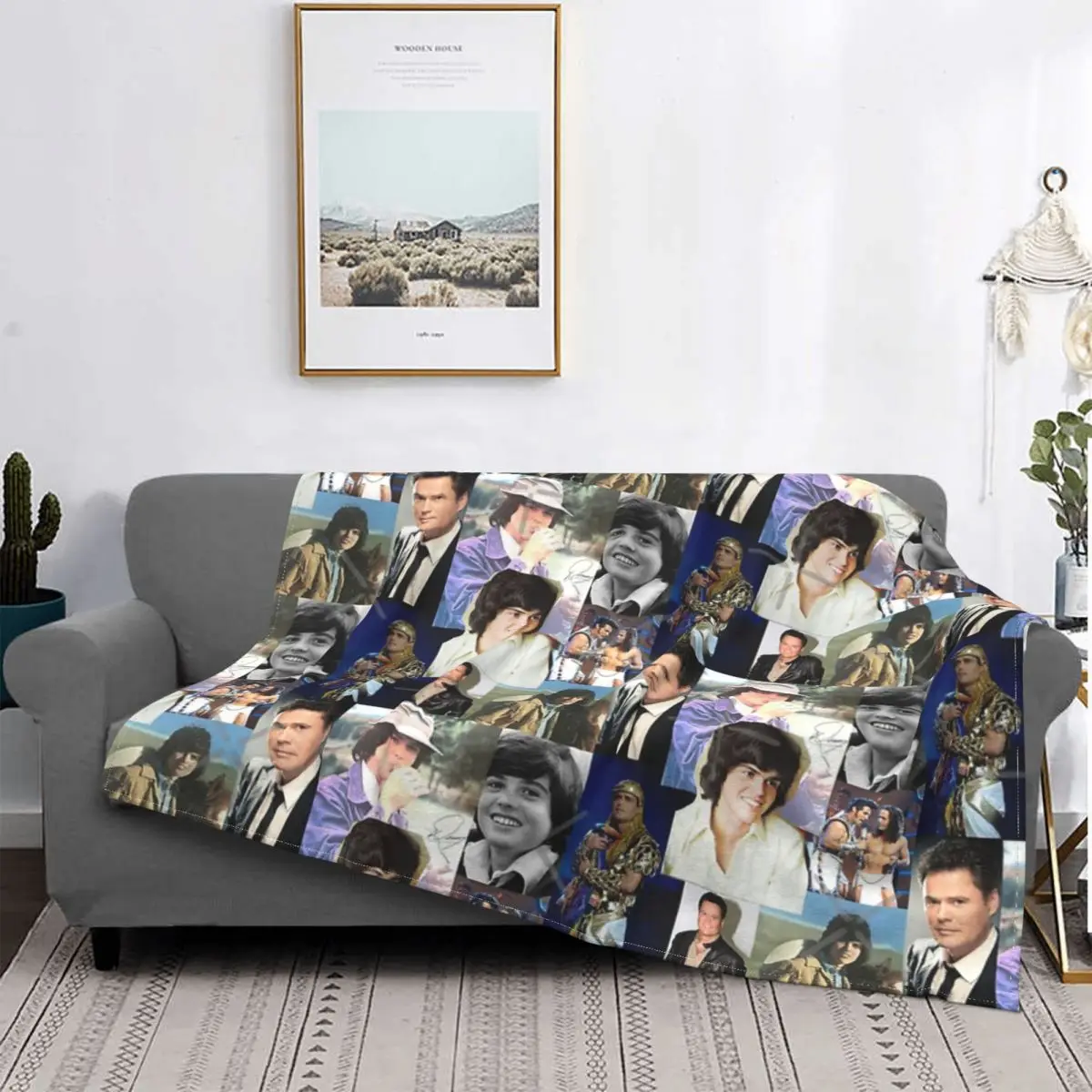 

Donny Osmond Collage 2 Blanket Bedspread Bed Plaid Comforter Bed Blanket Summer Blanket Throw And Blanket