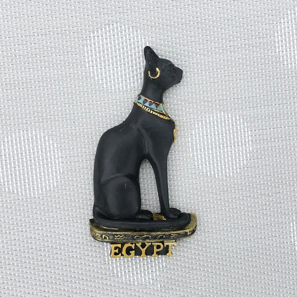 Полимерный трехмерный Египетский мифологический Фараон Черный кот кумир