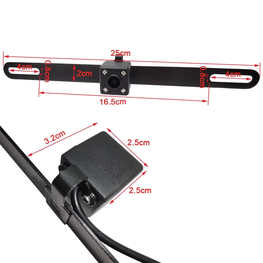 Автомобильная камера заднего вида универсальная с ночным видением динамической