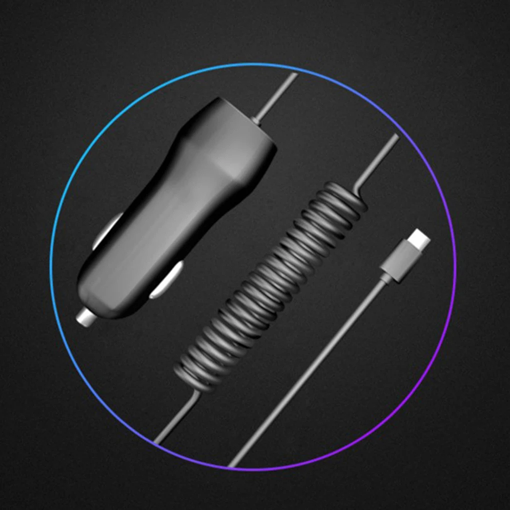 USB Car Phone Charger Fast Charging Charge Micro Type C Lighting Cable For iPhone for Samsung | Мобильные телефоны и