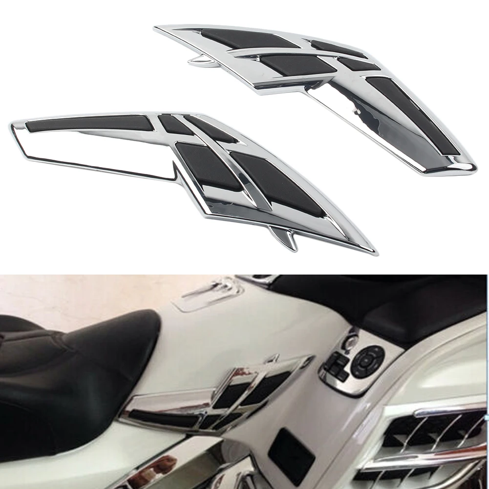 

2 шт., хромированный обтекатель для мотоцикла Honda Goldwing GL 1800 2001 2002 2003 2004 2005 2006 2007 2008 2009 2010 2011 ABS