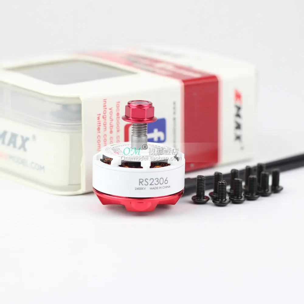 1 шт. EMAX yinyan RS2306 2400KV 2750KV 2550kv двигатель для FPV RACER Квадрокоптер RC Дрон самолет - Цвет: 1Pcs kv2750 white