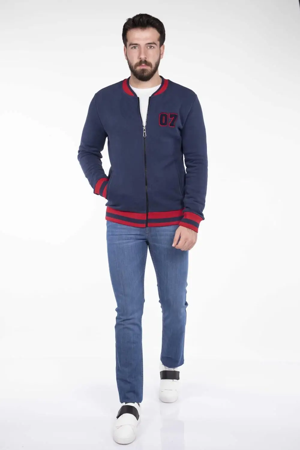 

Markapia Mens Zipper Cardigan