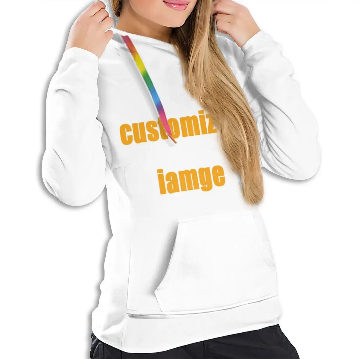 Свободная Женская толстовка с капюшоном и длинным рукавом|Женские толстовки