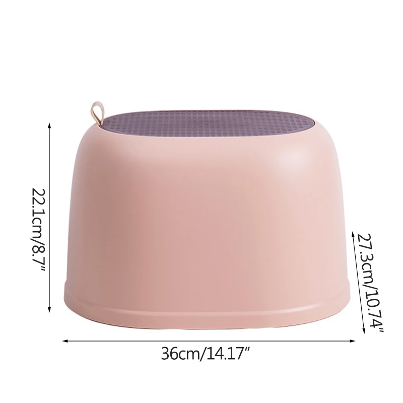 Табурет для ванной нескользящий пластиковый табурет взрослых и детей подставка