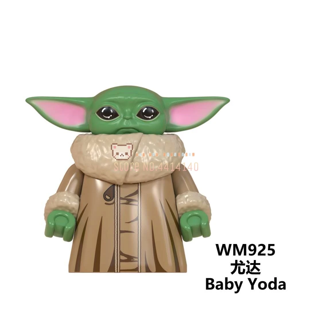 

Star W Action Figure Character Christmas Baby Yo Building Blocks Figures Head MOC Educational For Kids Christmas Gift XP335