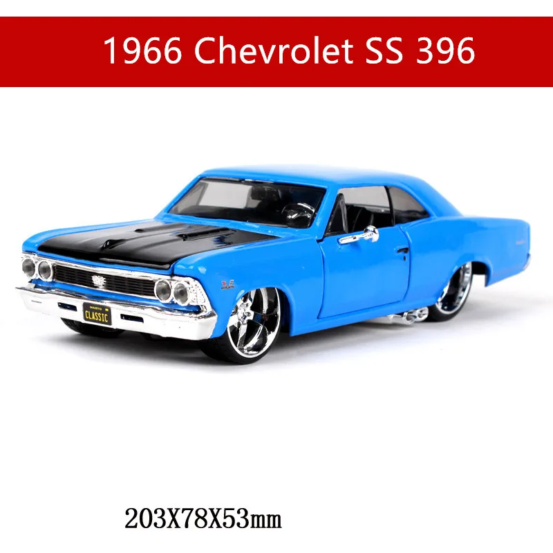 Синий Maisto 1:24 1950 Chevrolet pickup Ретро модель автомобиля из сплава украшение Коллекция игрушек инструменты подарок - Цвет: Синий