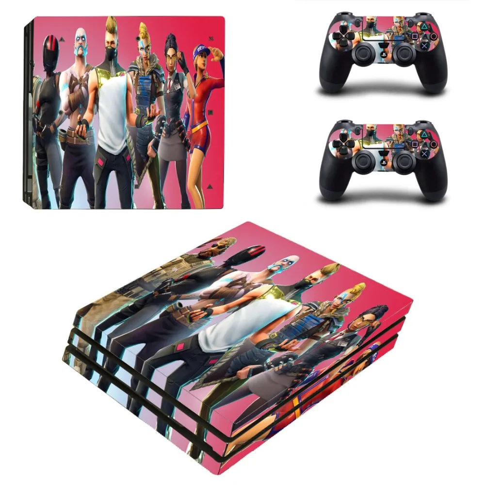 PS4 Pro наклейка на кожу виниловая для sony Playstation 4 консоль и 2 контроллера PS4 Pro наклейка на кожу