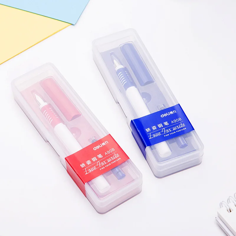 

1Piece 0.38mm Positive Pens Colorful Starry Ink Sac Fountain Pens For Kids Writing School Office Supplies Deli Stationery