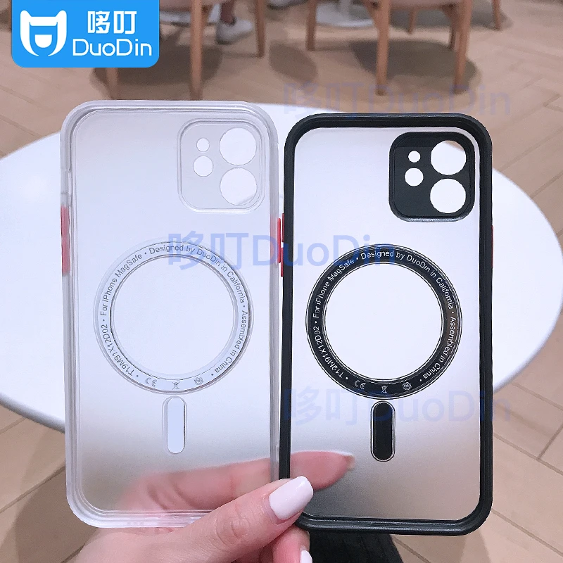 Прозрачный Магнитный чехол для iPhone 11 Pro XS Max Mini Magsafing магнитный X XR - купить по